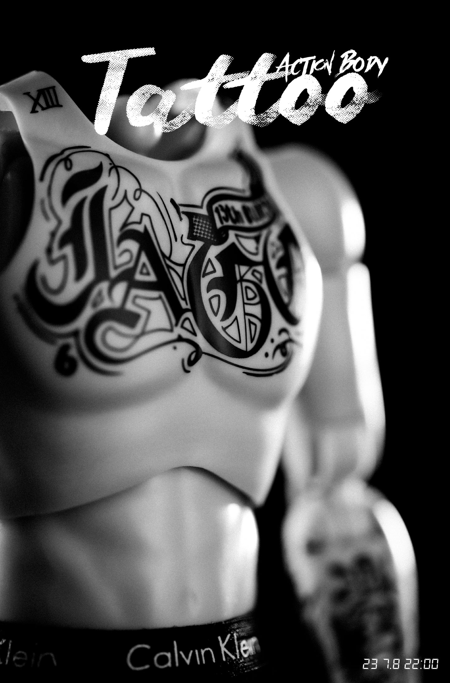 1/6 12inch TATTOO Action Body